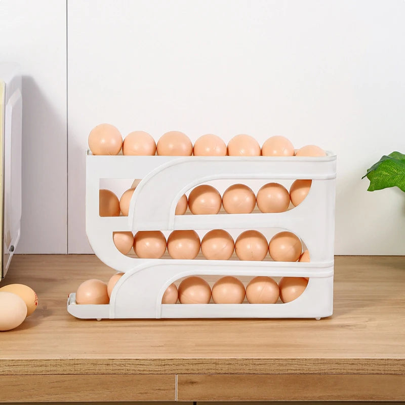 4 Layers Automatic Rolling Egg Rack